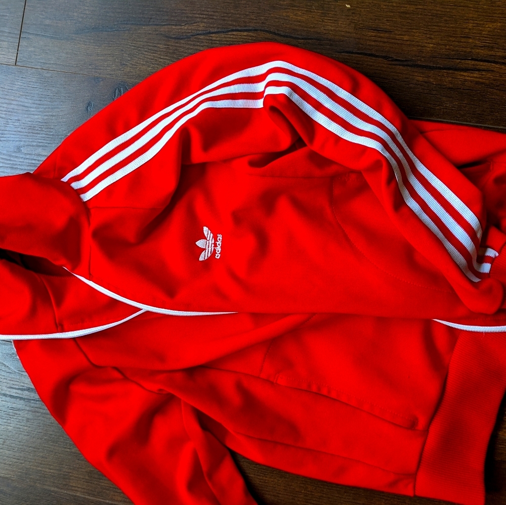 Adidas Vintage Track Zip Up Jacket